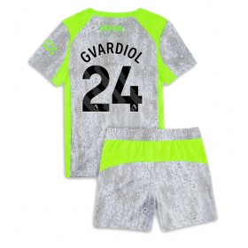 Baby Fußballbekleidung Manchester City Josko Gvardiol #24 3rd Trikot 2025-26 Kurzarm (+ kurze hosen)